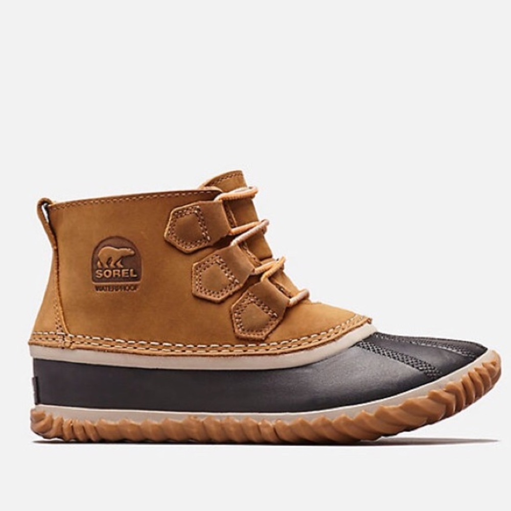Women’s “Out N About” leather duck boot